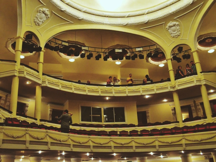 The interior of the Opera House